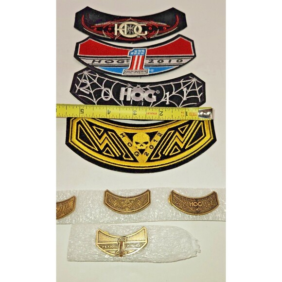 HOG 2009, 2010,2011, 2012, 2013 patch & pins membership set HARLEY OWNERS GROUP - Picture 11 of 12